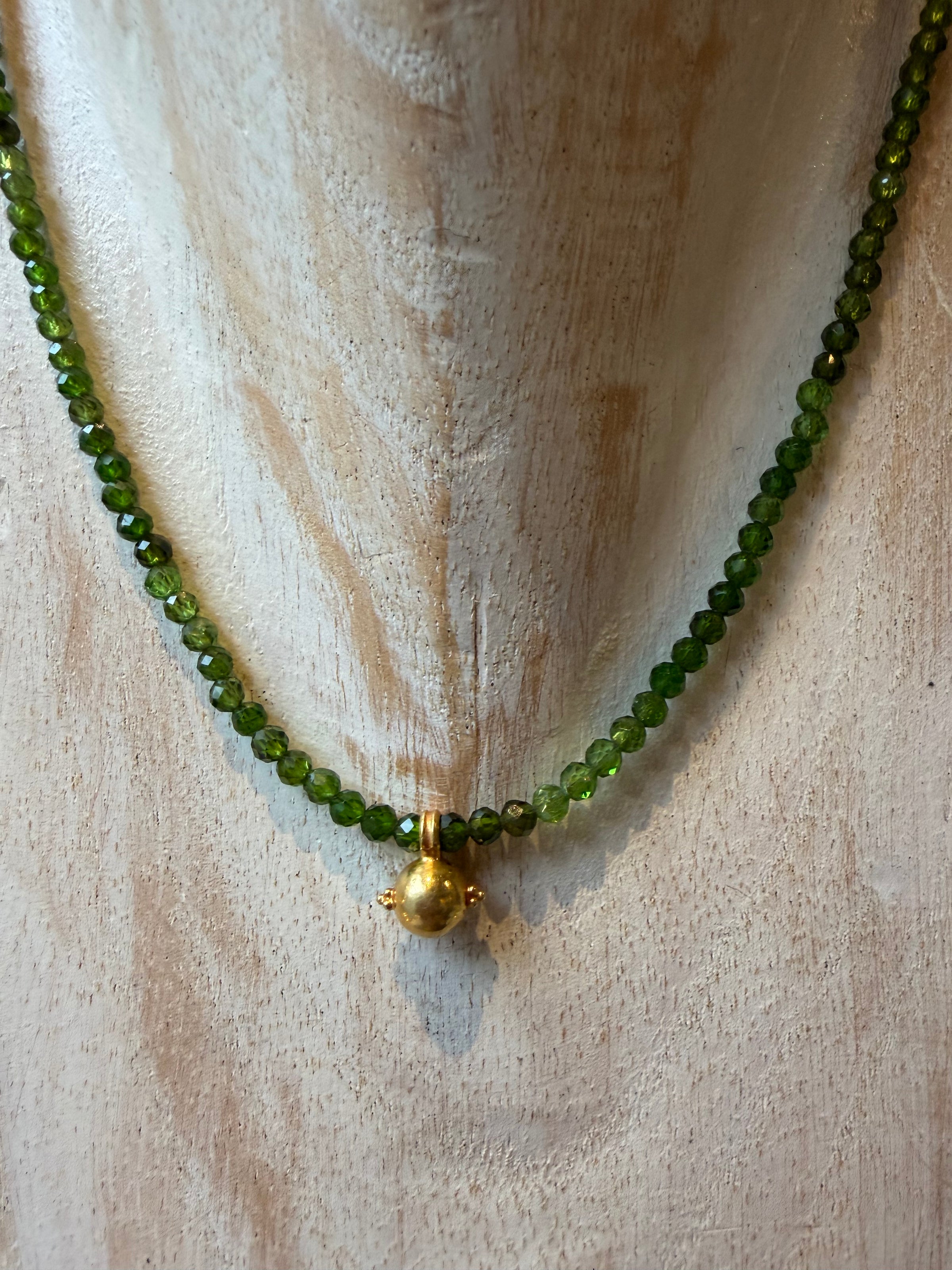 Studio Skanda by Mary Wakefield - Chrome Diopside Necklace