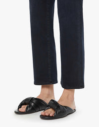 MOTHER - The Mid Rise Rambler Zip Ankle in Night in Venice