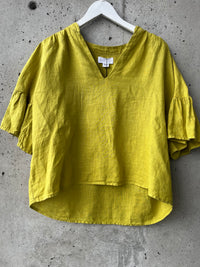 Velvet - Raye - Woven Linen Top