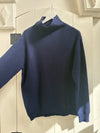 Lyla & Luxe - Chadwick - Relaxed Mockneck Sweater in Navy