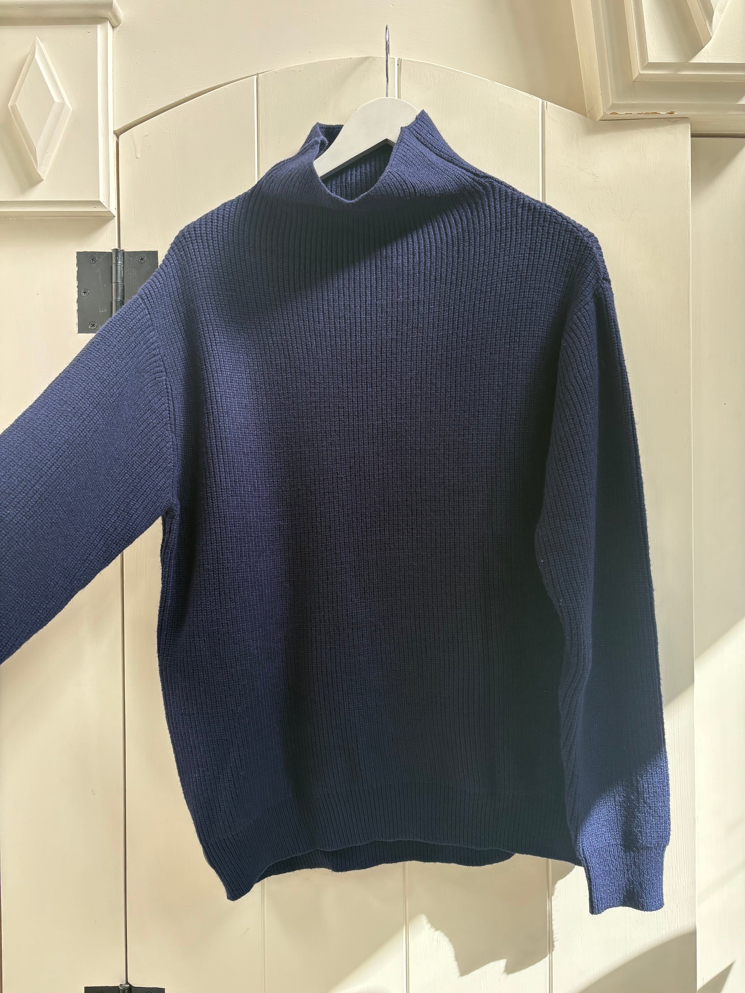 Lyla & Luxe - Chadwick - Relaxed Mockneck Sweater in Navy