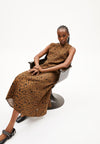 ArmedAngels - Emalanaa Leopaa Dress in Dark Camel