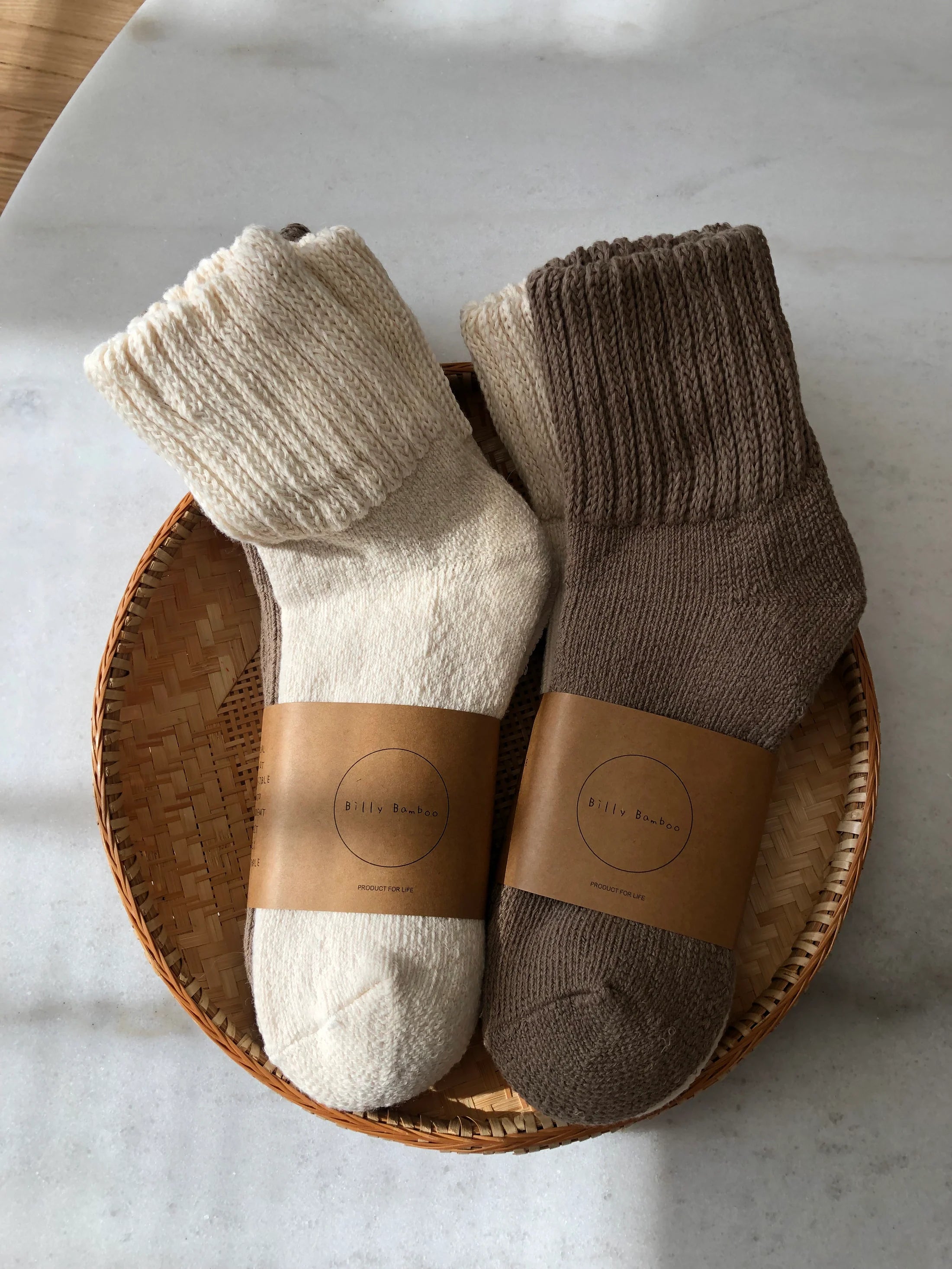 Billy Bamboo - Pack of Two Super Terry Ankle Socks