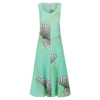 Alquema - Long Print Estrella Dress