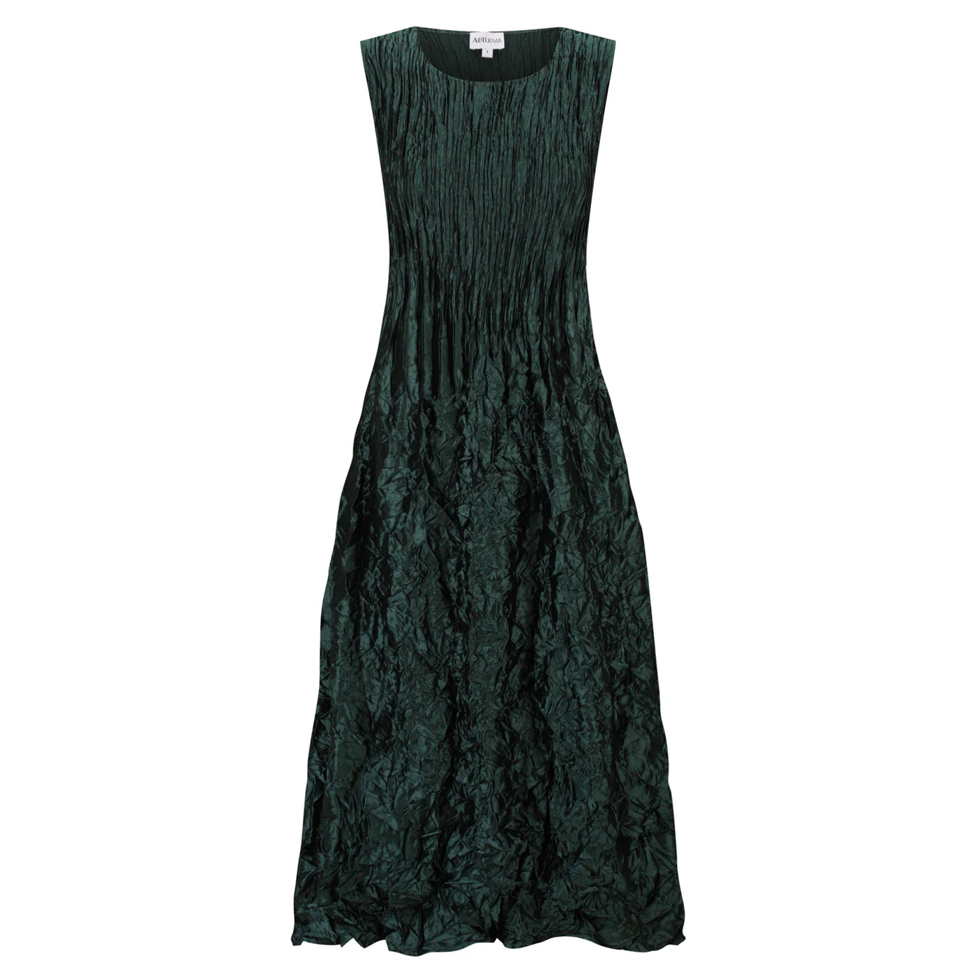 Alquema - Pippi Smash Dress in Metallic Forest