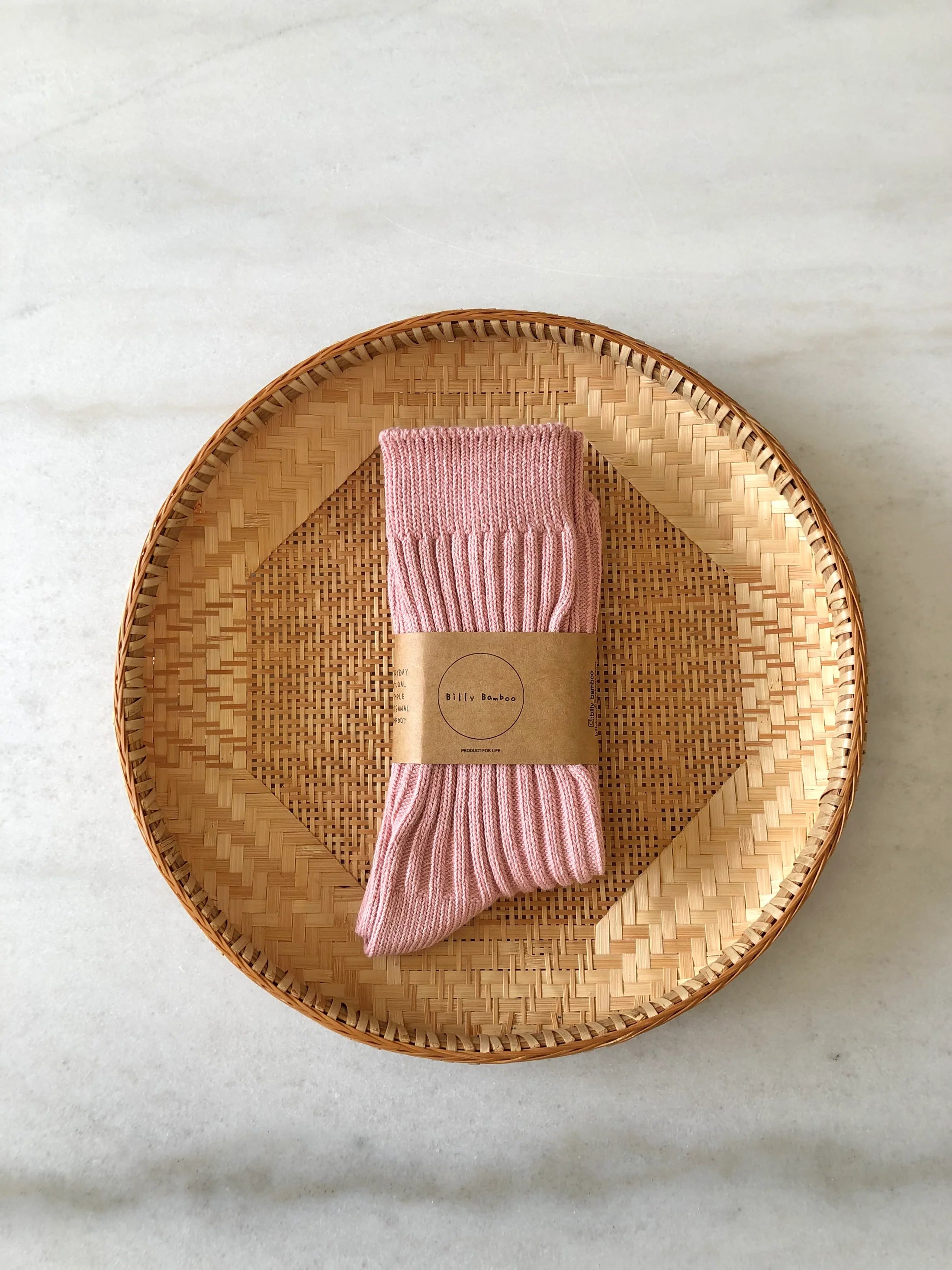 Billy Bamboo - Ribbed Cotton High Socks