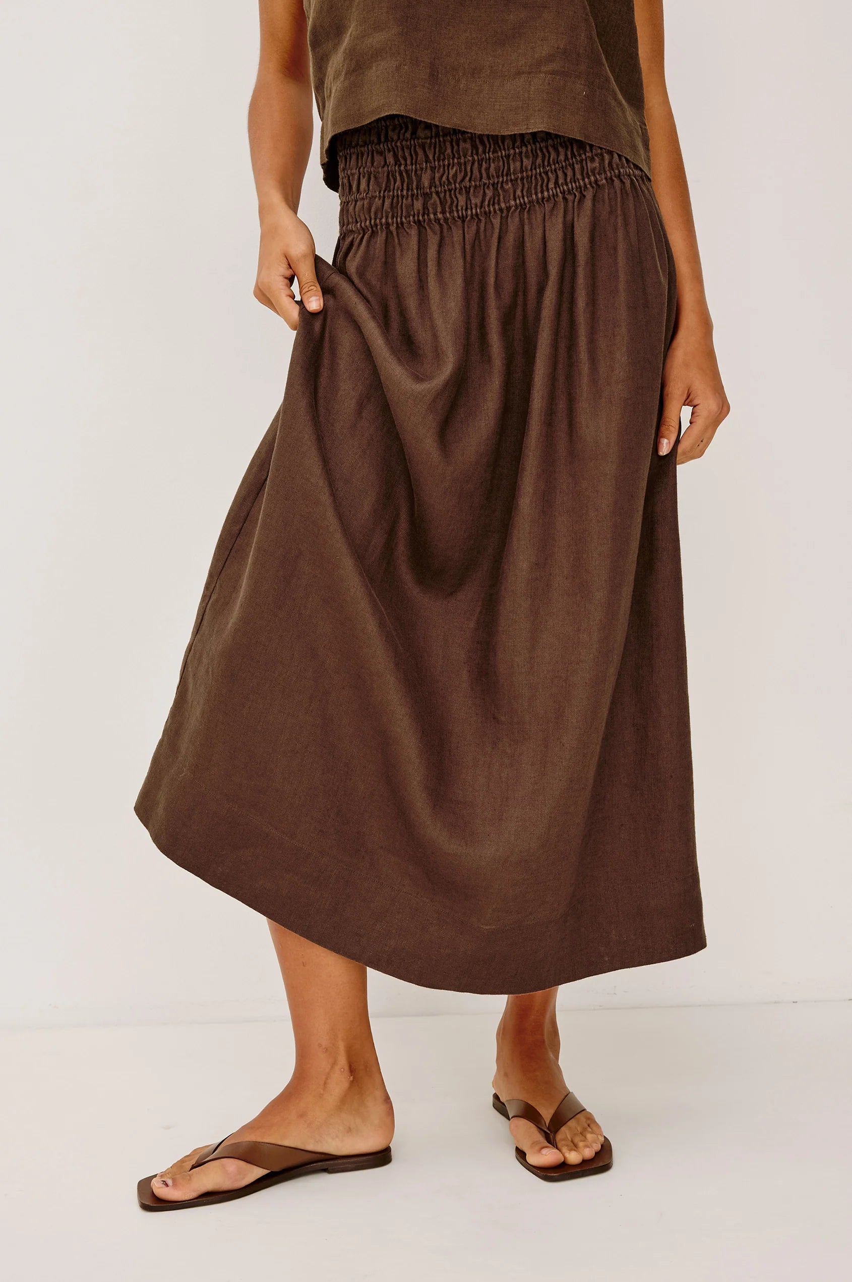 Rails - Alessa Linen Skirt
