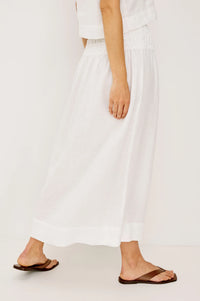 Rails - Alessa Linen Skirt in White
