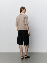 Sofie Schnoor - AMALYSW  Knit Blouse in Brown Melange