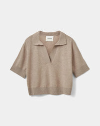 Sofie Schnoor - AMALYSW  Knit Blouse in Brown Melange