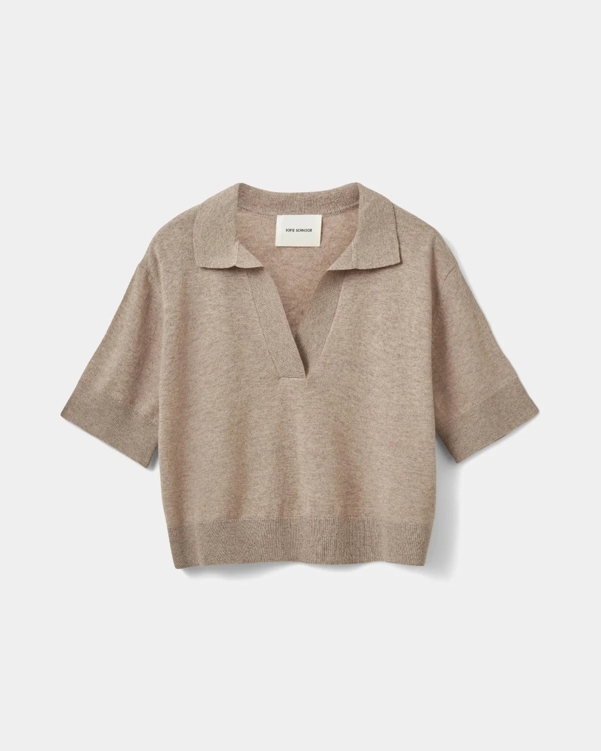 Sofie Schnoor - AMALYSW  Knit Blouse in Brown Melange
