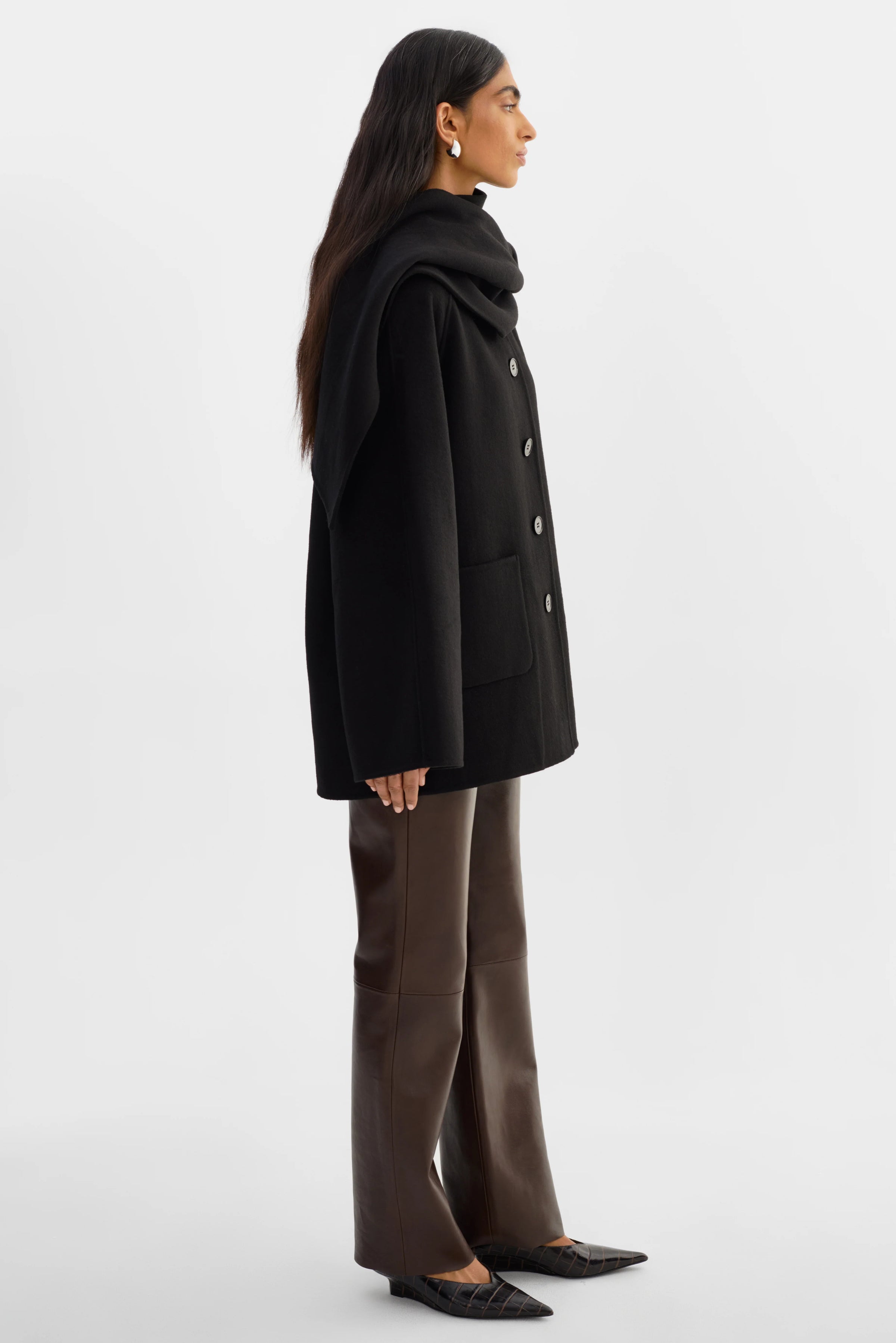 LAMARQUE - Anca - Wool Scarf Jacket