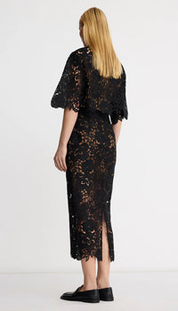 Smythe - Lace Pencil Skirt