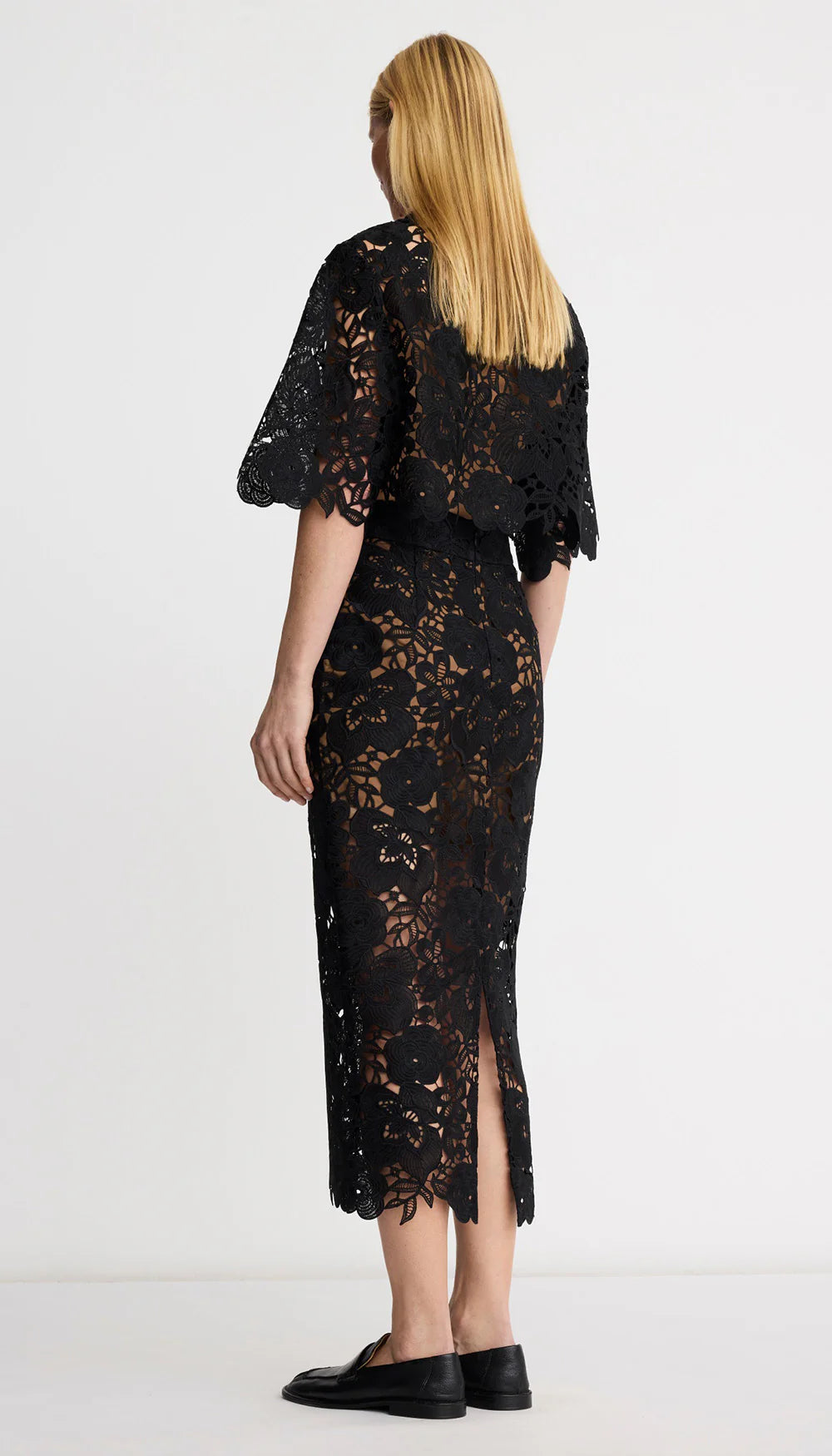 Smythe - Lace Pencil Skirt