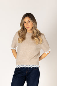 Lyla & Luxe - Ava - Must Have Short Sleeve Sweater in Hemlock