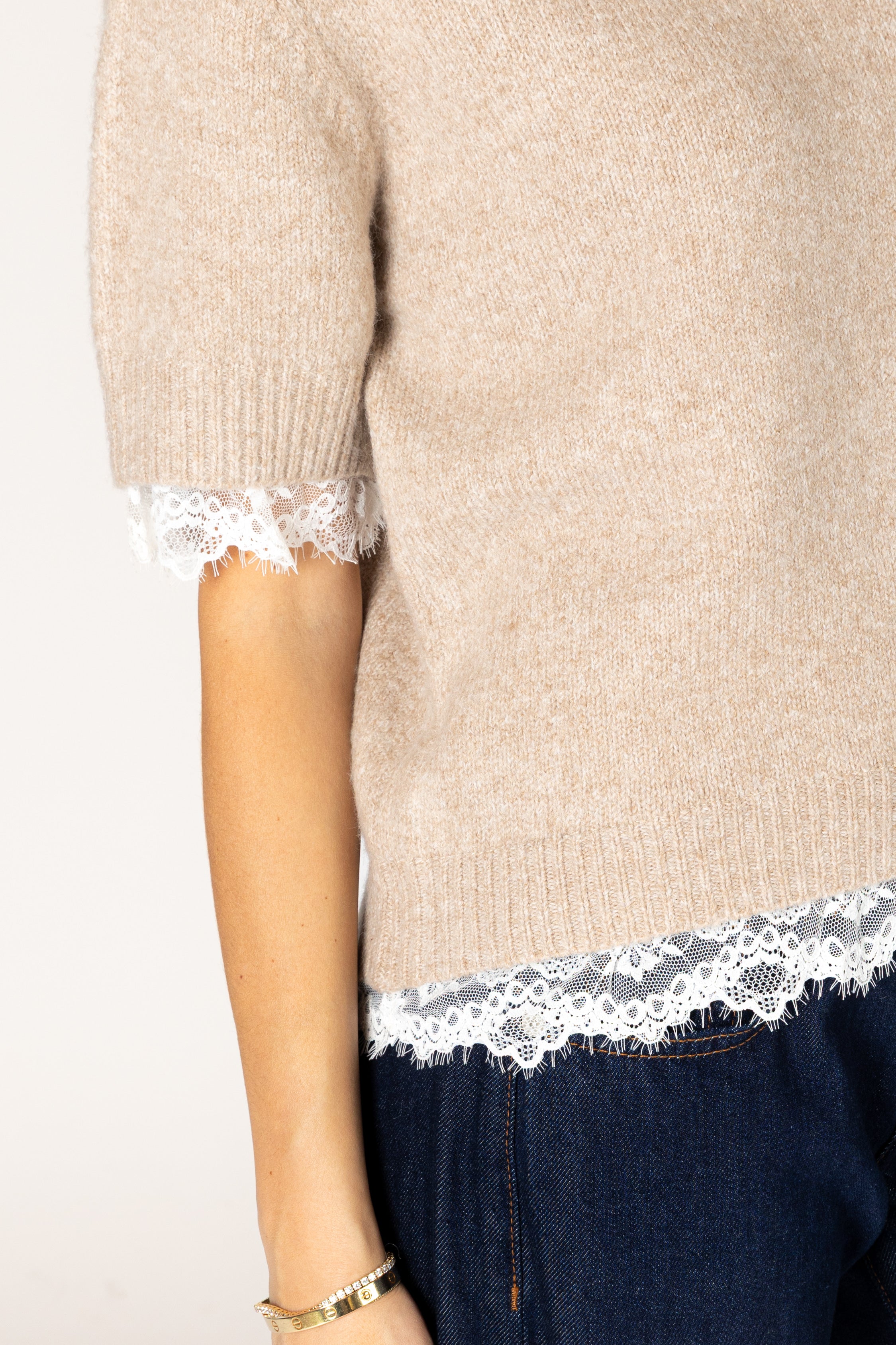 Lyla & Luxe - Ava - Must Have Short Sleeve Sweater in Hemlock