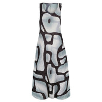 Alquema - Long Print Estrella Dress