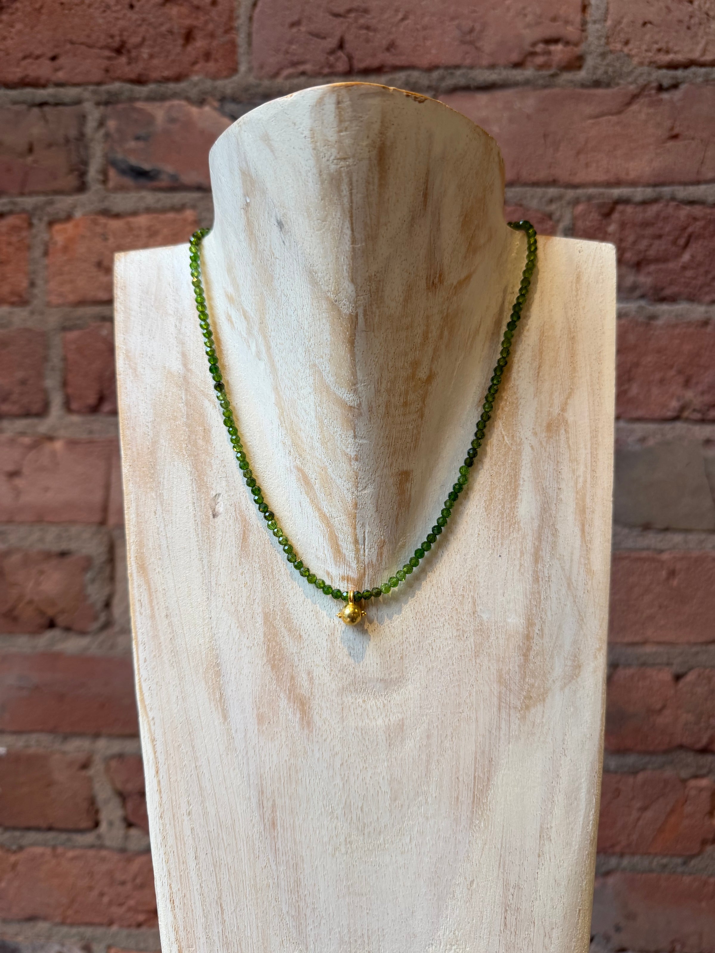 Studio Skanda by Mary Wakefield - Chrome Diopside Necklace