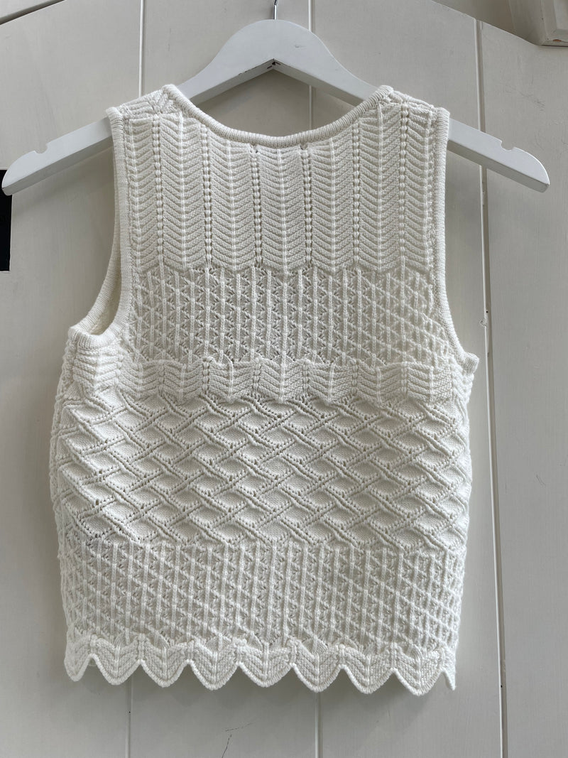 Suncoo - Gizel Top in Blanc Casse