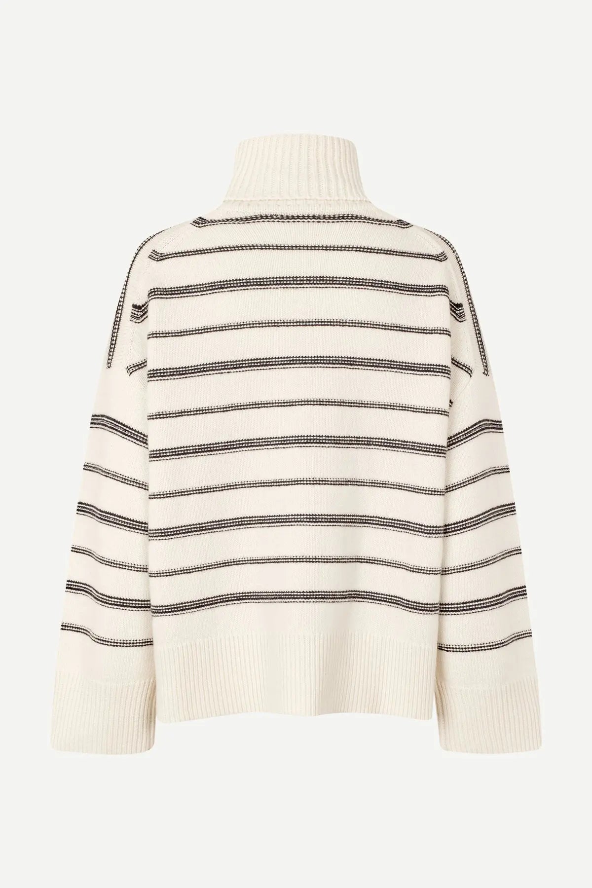 Samsøe Samsøe - Sakeiku Stripe Turtleneck in Clear Cream Stripe