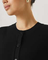 Splendid - Cella Jane Collection - Sleeveless Cardi Top in Black