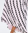 Diane Von Furstenberg - Blair Dress in Huge Freedom Flags Pink