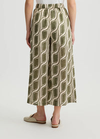 Liu Jo - Ramie Palazzo Trousers in Greenmoss Cable