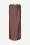 Samsøe Samsøe - Saagneta Long Skirt in French Roast