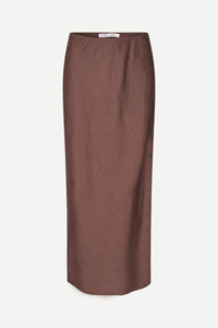 Samsøe Samsøe - Saagneta Long Skirt in French Roast