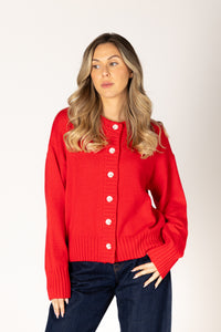 Lyla & Luxe - Beau - Essentials Cardi in Poppy
