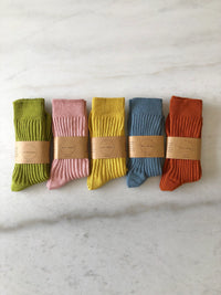 Billy Bamboo - Ribbed Cotton High Socks