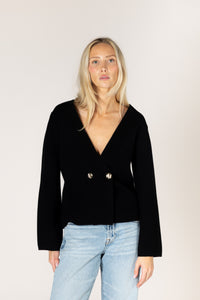 Lyla & Luxe - Blanche - Essentials Short Jacket in Black