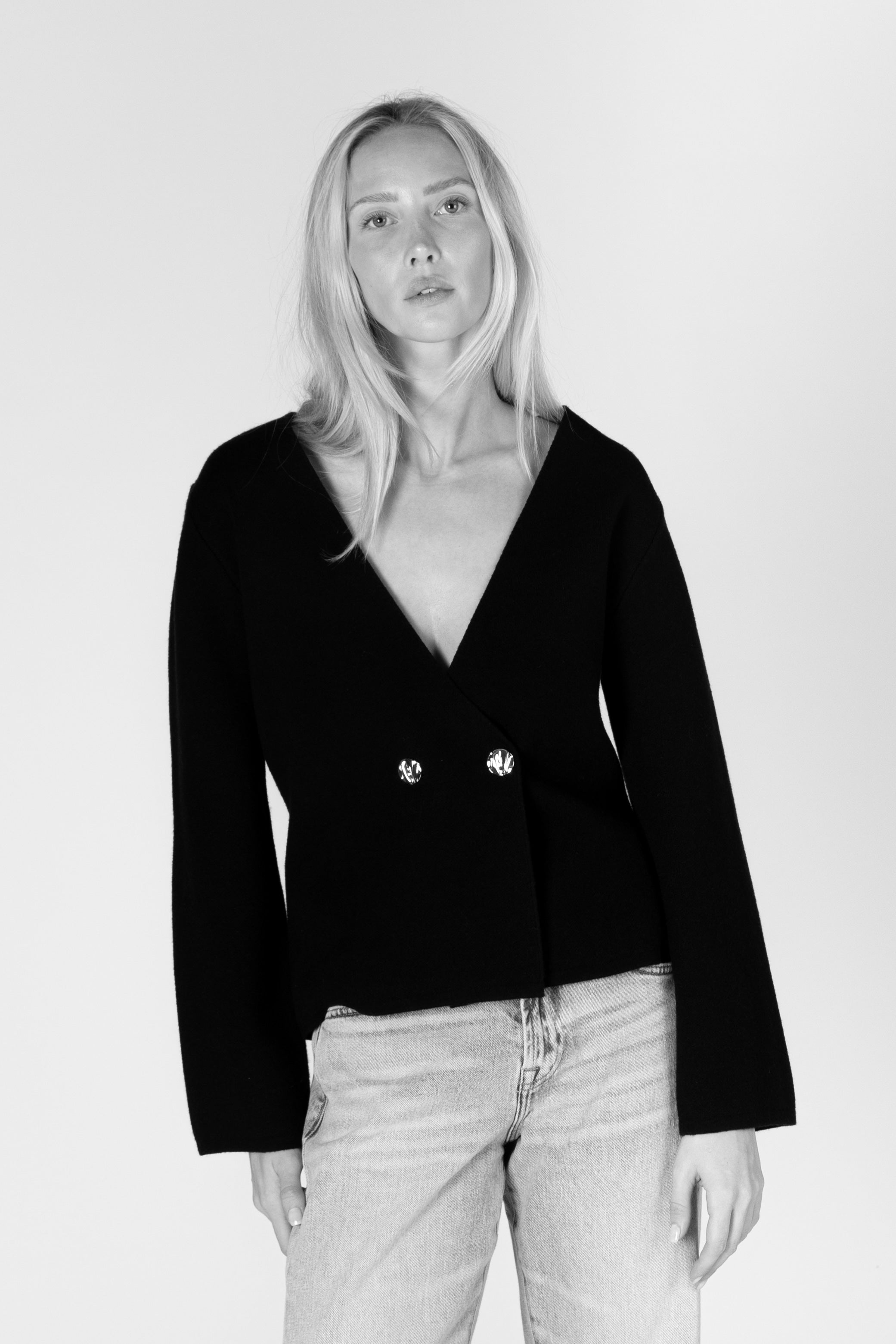Lyla & Luxe - Blanche - Essentials Short Jacket in Black