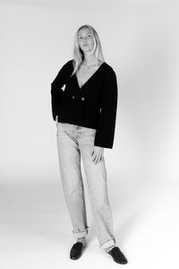 Lyla & Luxe - Blanche - Essentials Short Jacket in Black
