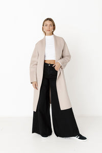 Heather Lynn - Sloan - Pure Cashmere Midi Wrap Coat