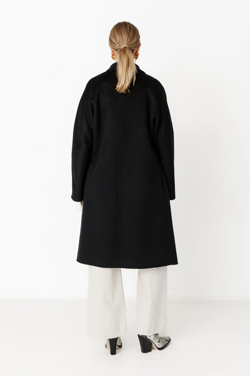 Heather Lynn - Sloan - Pure Cashmere Midi Wrap Coat