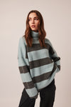 Line - Bronx Turtleneck Striped Sweater