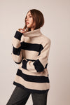 Line - Bronx Turtleneck Striped Sweater