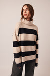 Line - Bronx Turtleneck Striped Sweater