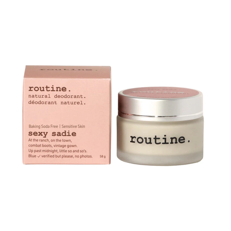 Routine. - Sexy Sadie Baking Soda Free Deodorant Jar