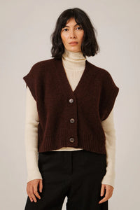 BARE Knitwear - Alpaca Button Down Vest