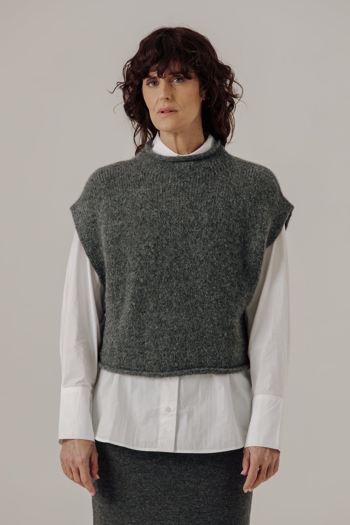 BARE Knitwear - Alpaca Iris Vest