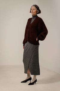 BARE Knitwear - Oversized Alpaca Cardigan