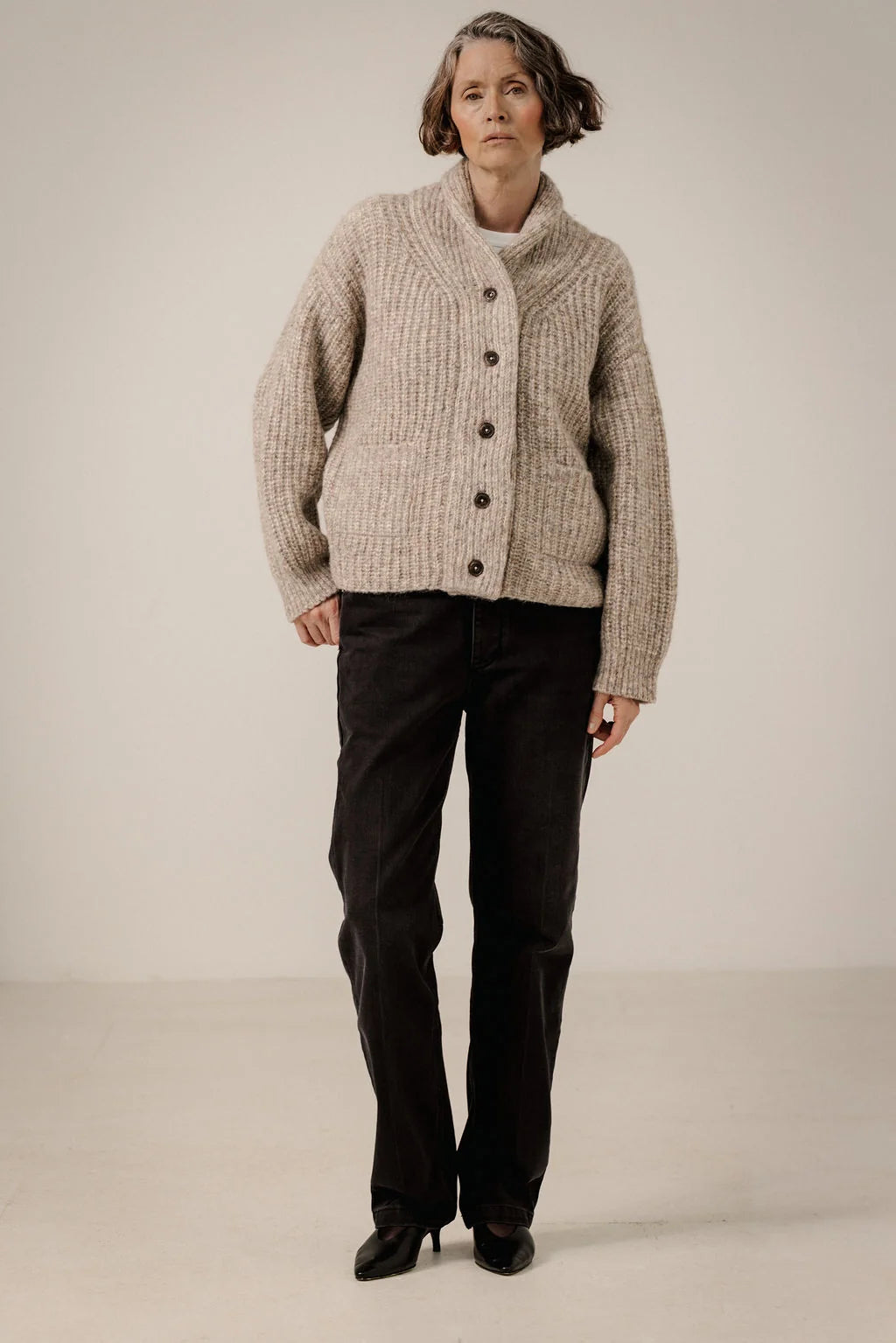 BARE Knitwear - Oversized Shawl Cardigan