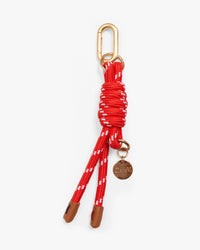 Clare V. - Barrel Knot Fob in Red