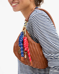 Clare V. - Barrel Knot Fob in Red