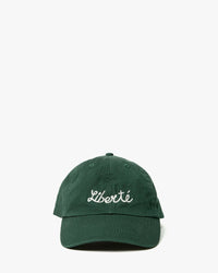Clare V. - Embroidered Liberte Baseball Hat in Forest