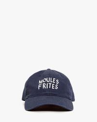Clare V. - Baseball Hat in Navy Moules Frites