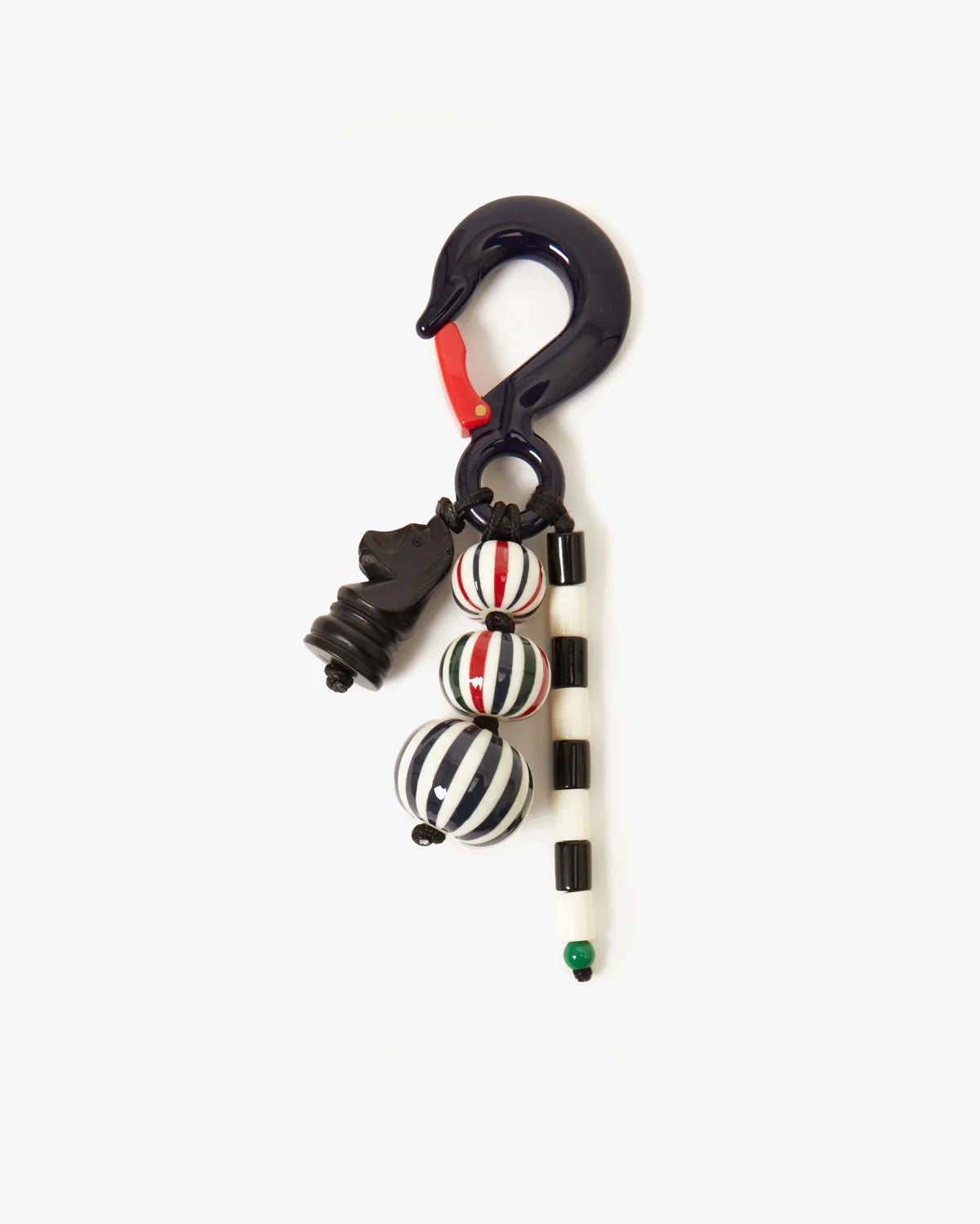 Clare V. - Beaded Stripe Fob