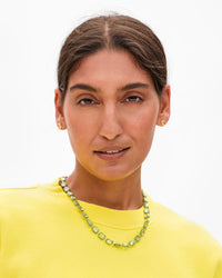 Clare V. - Bijoux Bead Necklace in Mint